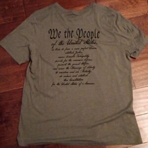 NFG Lunkers We the People Mens T-shirt Size XL Green